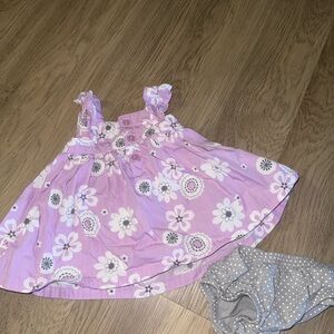 Carter's Pink Baby Outfit with Floral Design‎